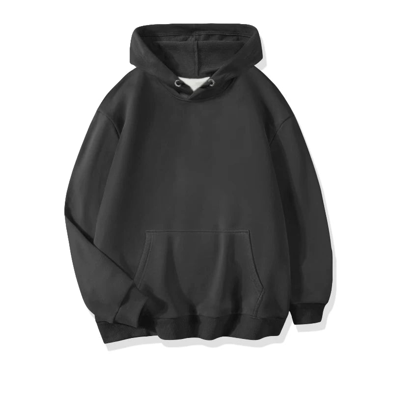 LEGIBLE Damska bluza z kapturem jesienno-zimowa oversize, ocieplana, luźna bluza z polarem