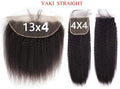 12A Lace HD Transparent Frontal 13x4 Water Wave 4X4 Closure Human Hair Brazilian Loose Closure Deep Water Kinky Curly Straight