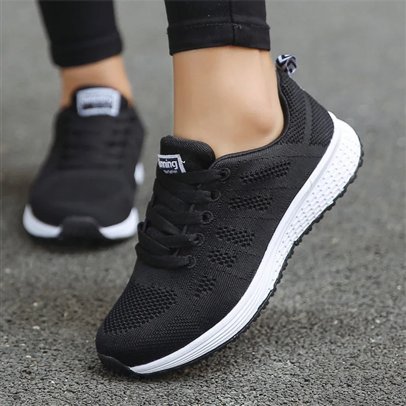 Women Casual Shoes Breathable Mesh Vulcanized Shoes Woman White Sneakers Women Feminino Gym Woman Tennis Shoes Women's Sneakers