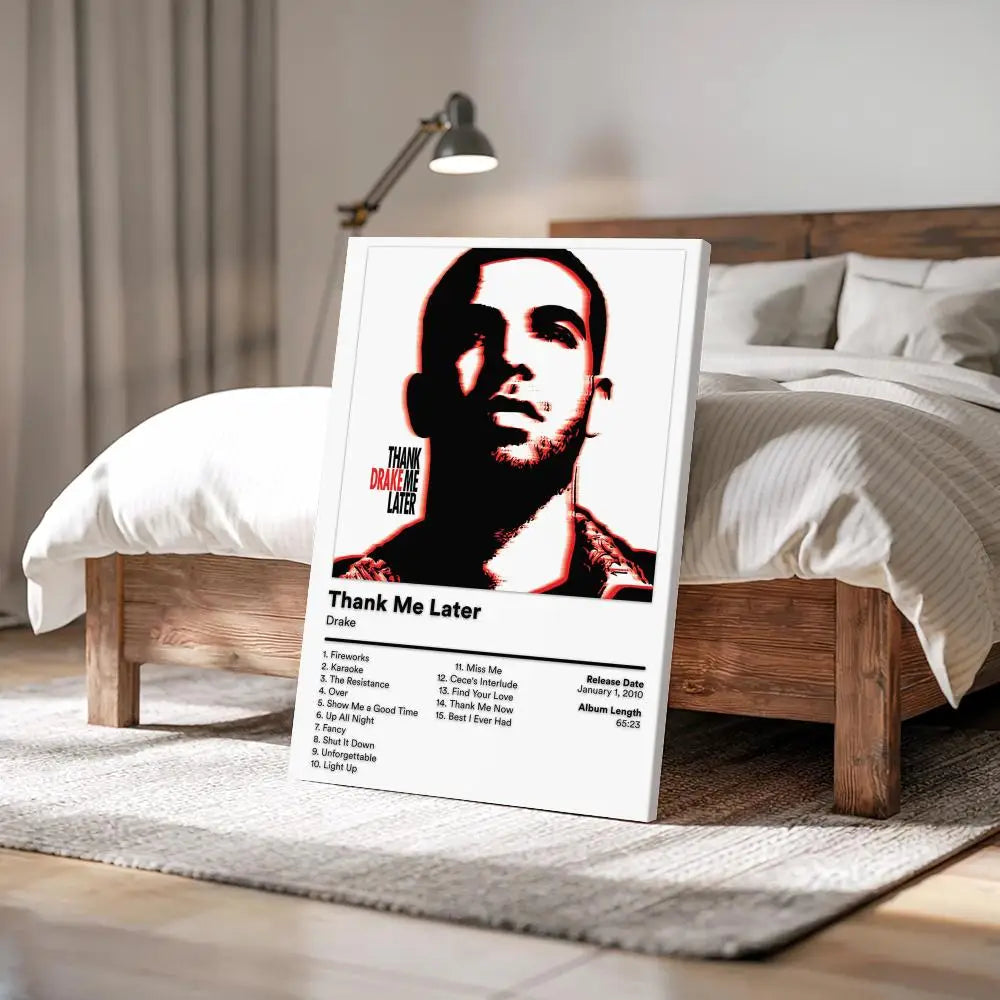 D-Drake Album Cover Rapper Canvas Print Poster