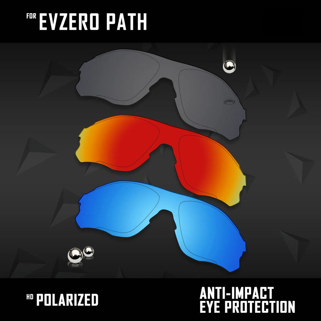 OOWLIT Polarized Lenses Replacements for Oakley EVZero Path OO9308 Sunglasses - Multi Color