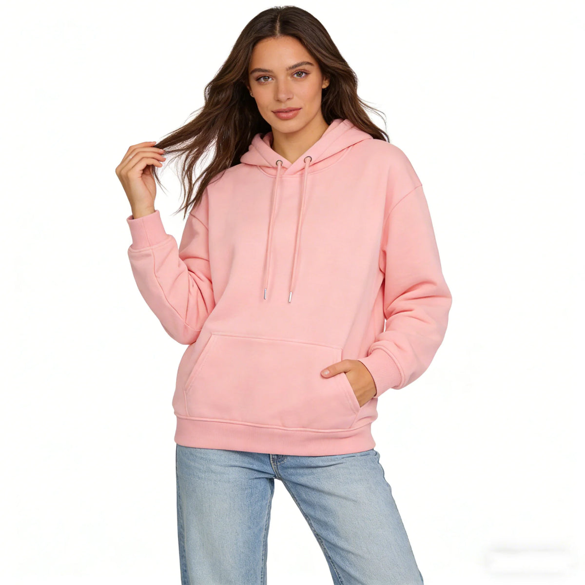 LEGIBLE Autumn Winter Oversize Hoodies Women Pulovers Hooded Thicken Warm Loose Hoodie Women Fleece Hoody Female