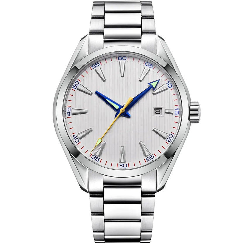 Luksusowy zegarek męski 41 mm, mechanizm NH35, możliwość personalizacji logo, sportowy zegarek automatyczny, mechaniczny, szafirowe szkło, stalowa bransoleta