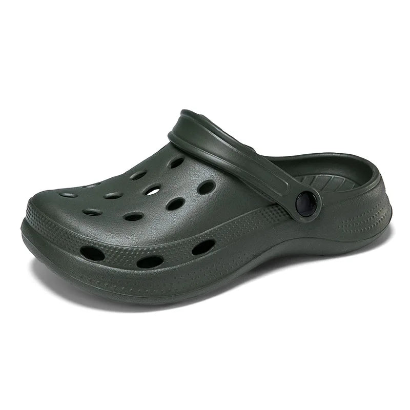 Plus Size 36-48 Summer Slippers Comfortable Men Clogs Lightweight Anti Slip Beach Sandals Woman Fashion Waterproof Garden Shoes