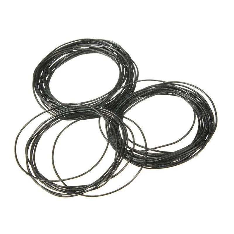 Junta tórica de goma de 0,5 mm, 0,6 mm, 0,7 mm, 0,8 mm, 0,9 mm, repuesto de sello de estanqueidad para tapa trasera de reloj