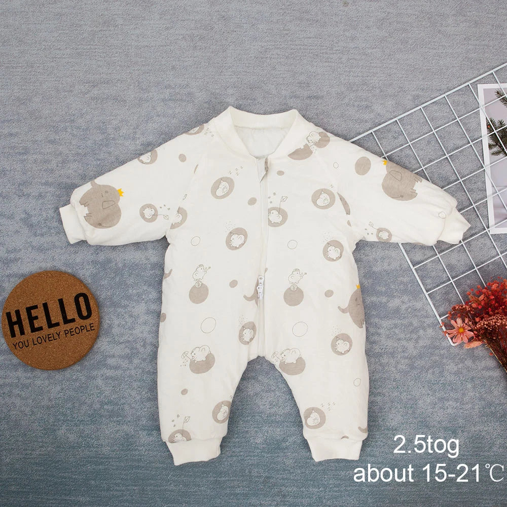 Baby Sleeping Bag Carriage Sack for Newborn Baby Animal Pattern Children Bed Play Split Leg Winter Anti Tipi Sleepsacks Warm
