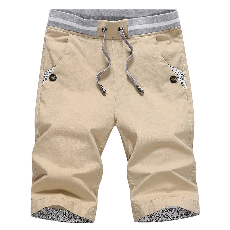 Linneshorts för män, nyaste somriga vardagsshorts för män, modebomullsshorts, korta bermudashorts för stranden, plus size 4XL, joggingbyxor för män, heta nyheter