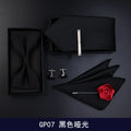 6pcs Luxury Tie Set for Man Fashion Mens Set Pocket Square Tie Clip Brooch Formal Dress Necktie Wedding Party Men Gift