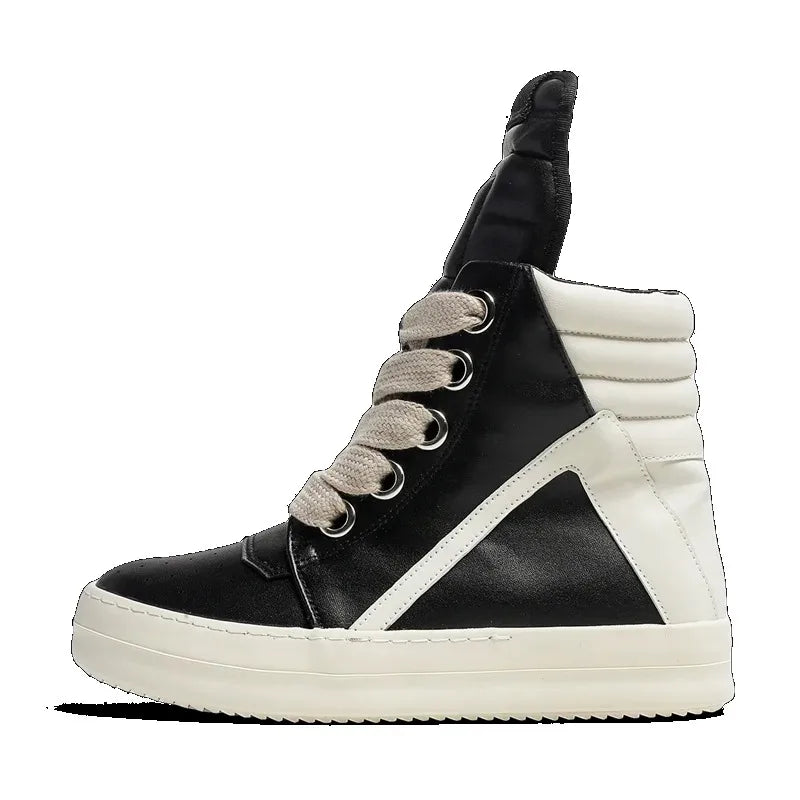 AB Men's Street Style Winter Ankle Boots with Height Increase