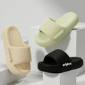 Thick Bottom Cloud Slippers Women Fashion Letter Print Platform Sandals Woman