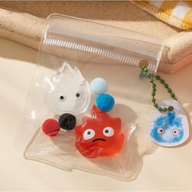 Funny Spitfire Bubble Little Fire Man Squeezing Slow Rebound Pinching Music 3D Cartoon Sensory Stress Relieving Toy