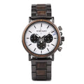 BOBO BIRD Wooden Watch Men's Quartz Wristwatch Military Chronograph Top Fashion Waterproof Clcok Great Gift Box Reloj Hombre