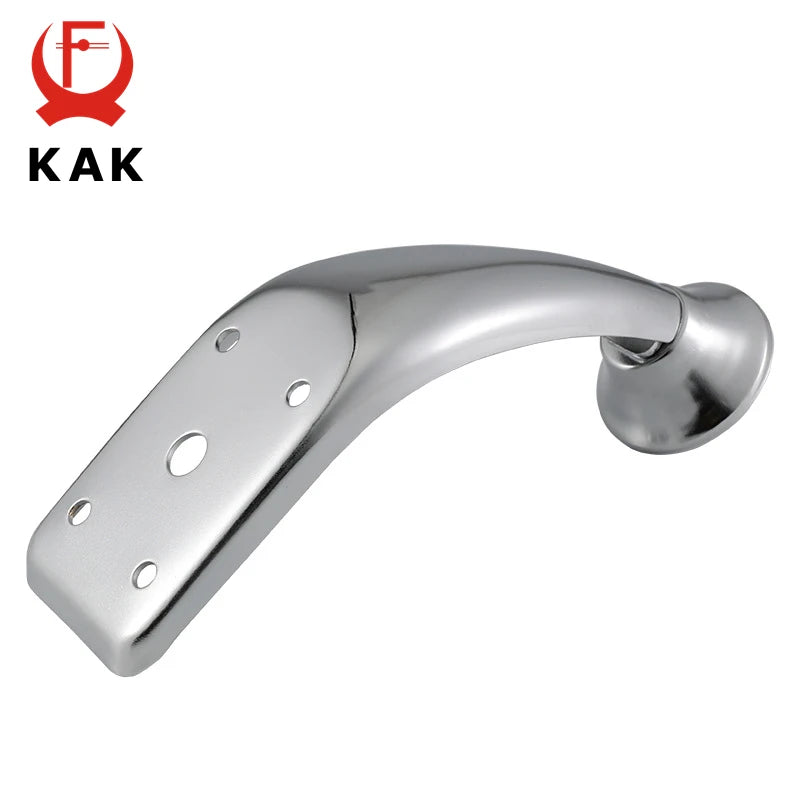 KAK 4pcs Bright Chrome Furniture Leg Metal Table Feet Sofa Bed Legs Replacement Manicure Pillow Feet Furniture Hardware
