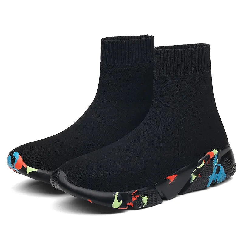 MWY Socks Running Shoes Women's Sneakers Sports Shoes for Women Man Breathable Casual Elasticity Platform Vulcanize Ankle Boots