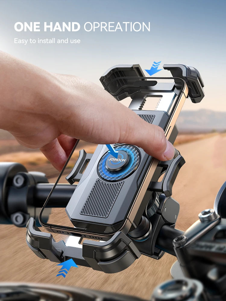 Joyroom Anti-Vibration Motorcycle Phone Holder for 4.7-7 Inch Phones