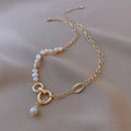 100% Natural Baroque Freshwater Pearl Fashion 14K Gold Filled Female Necklace Bridal Wedding Ceremony Propose Jewellery