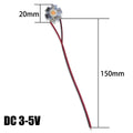 1W 3W LED Bead Light Plate DC3-5V/6-12V/12-24V Drive Free Light Chip Battery Light Source Board With 15cm Line for DIY Bulb