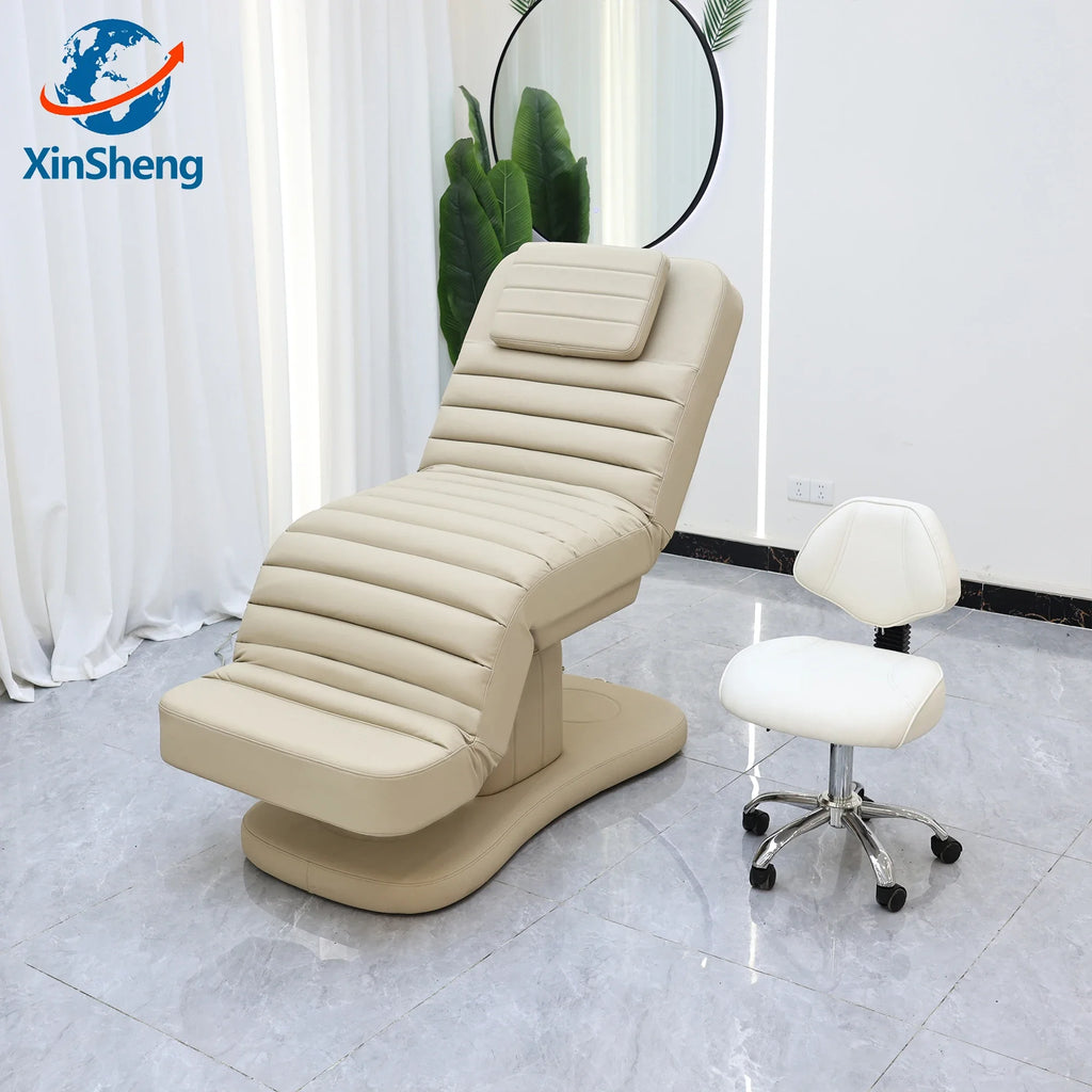 Electric Folding Facial SPA Bed with Adjustable Hydrotherapy Massage Table