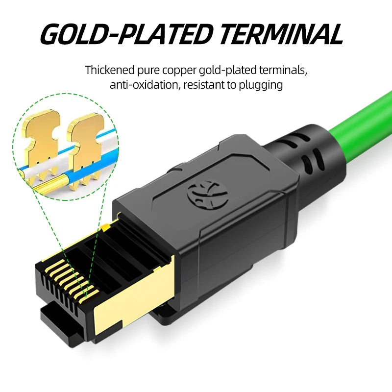 Cable Ethernet industrial RJ45 flexible blindado SFTP Cat5e BYXGD
