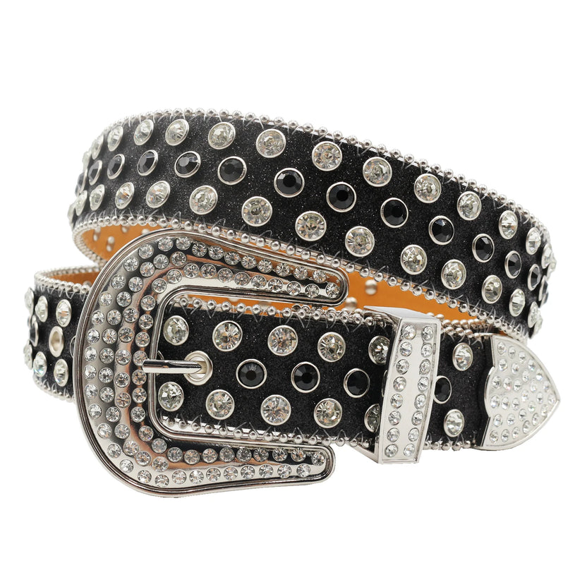 BB Belt Diamond Rhinestone Belts Fashion Luxury Crystal Studded Pin Buckle Belt Cinto De Strass Belts for Women Jeans Decoration