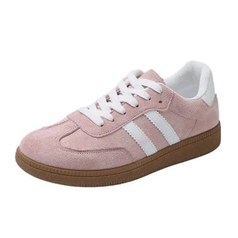 Chaussures de sport Agan, modèle rétro à bout rond, cuir souple, nouveauté printemps 2026, polyvalentes, respirantes et légères, baskets pour couples