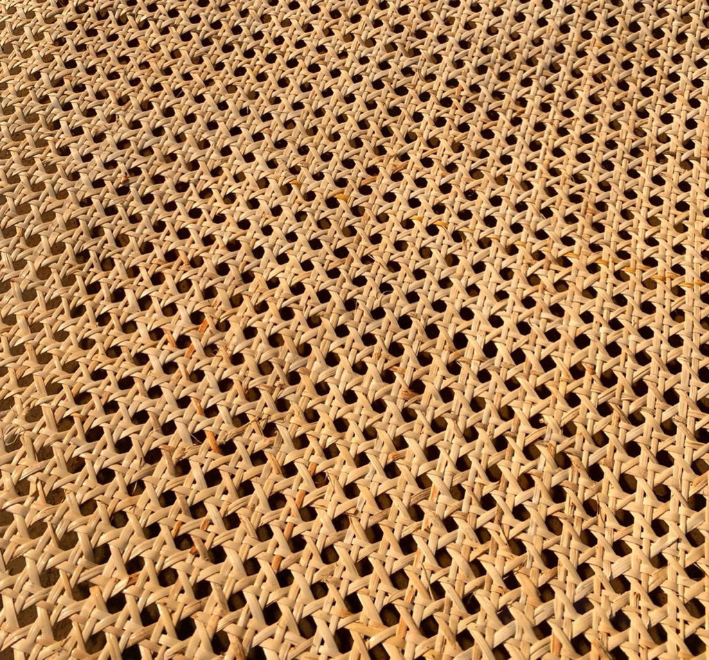 Natural Rattan Cane Webbing Roll 55-70cm Width for Caning Projects