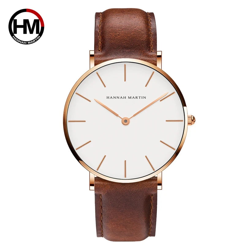 Japan Quartz Movt Men Simple Waterproof Fashion Brand Black Nylon Sport Casual Watches Men Women Unisex Wristwatch Dropshipping
