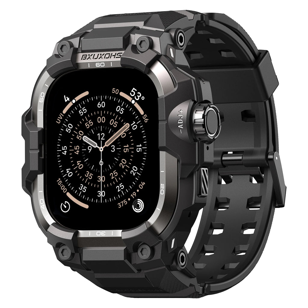 Rugged Case With Band for Apple Watch 49mm 44mm 45mm 46mm