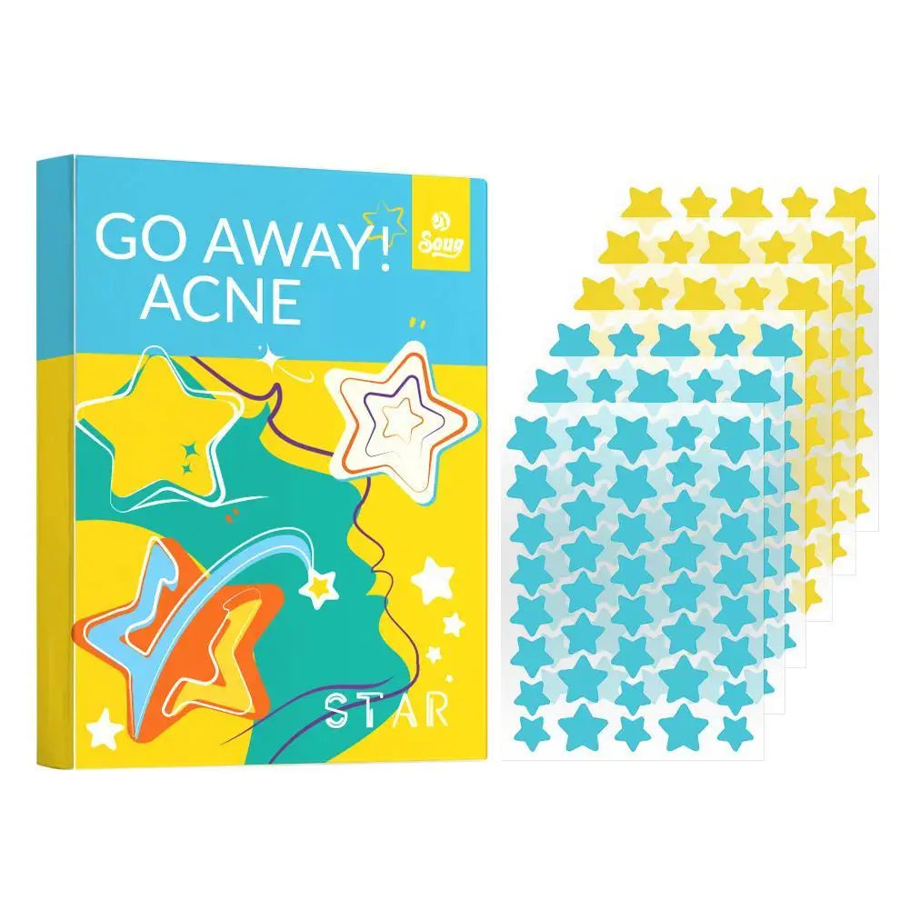 200/400pcs Black Star Acne Patch Fashion Ultrathin Breathable Acne Covering Hydrocolloid Patch Beauty  Face Acne Patch