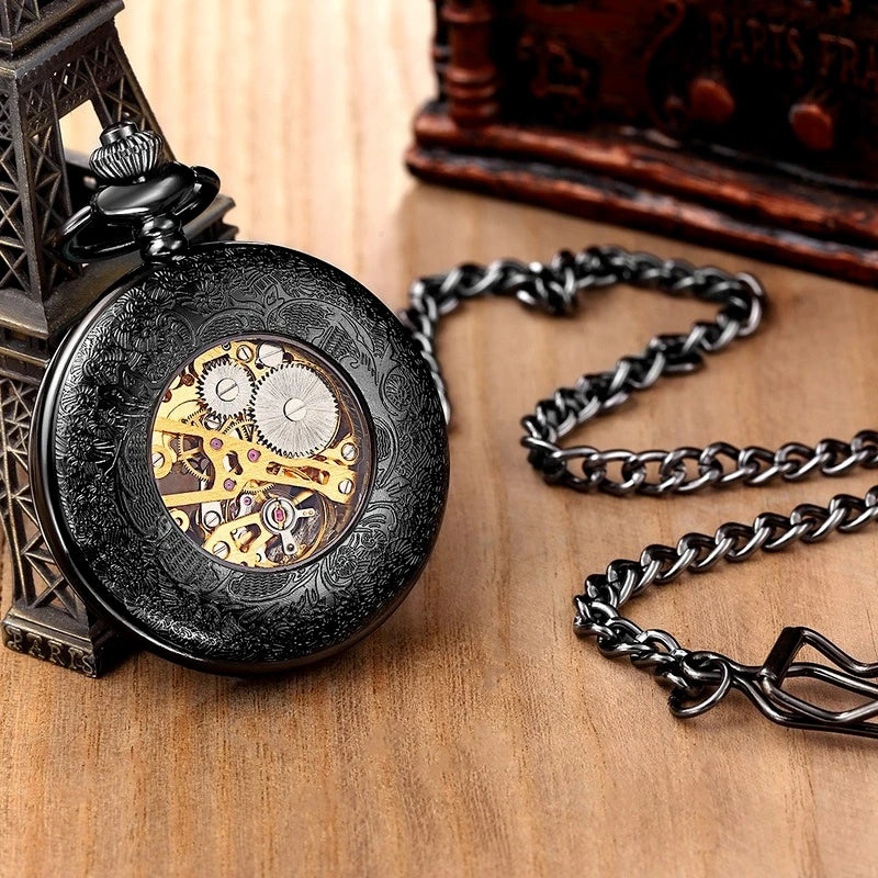 New Anime Action Figure Date a Live Tokisaki Kurumi Mechanical Pocket Watch Unisex Students Cosplay Waterproof Wristwatch Gift