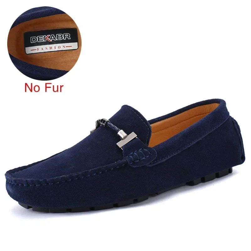 DEKABR Trendy Men Casual Shoes Big Size 38-47 Brand Summer Driving Loafers Breathable Wholesale Man Soft Footwear Shoes for Men