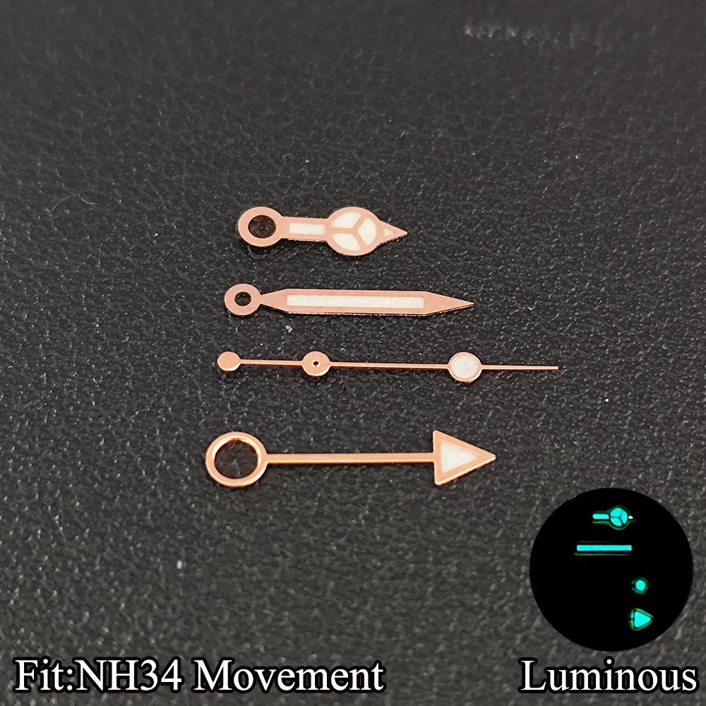 28.5MM NH35 Dials Fit NH35 Movement Dial NH35 BGW9 Blue Luminous Dial NH34 GMT Dial NH35 Enamel Black Dial Fit NH35 Hand Parts