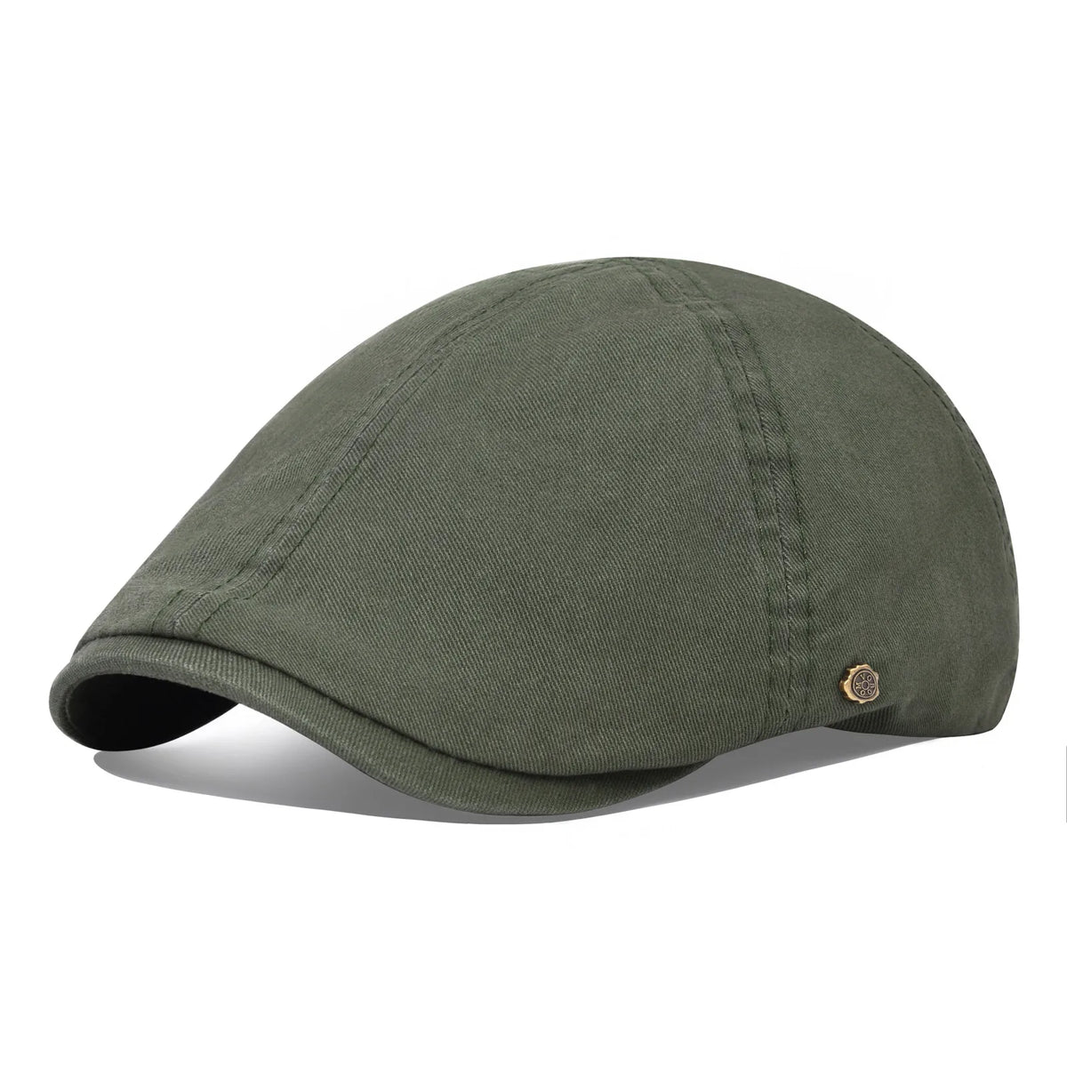 VOBOOM Casquette plate classique en coton pour hommes et femmes, style gavroche, béret décontracté de couleur unie ou camouflage pour toutes les saisons