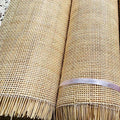 Natural Rattan Indonesian Cane Webbing Roll Material for Furniture Decoration Hollow Lattice Weaving Mat Chair Cabinet Repair