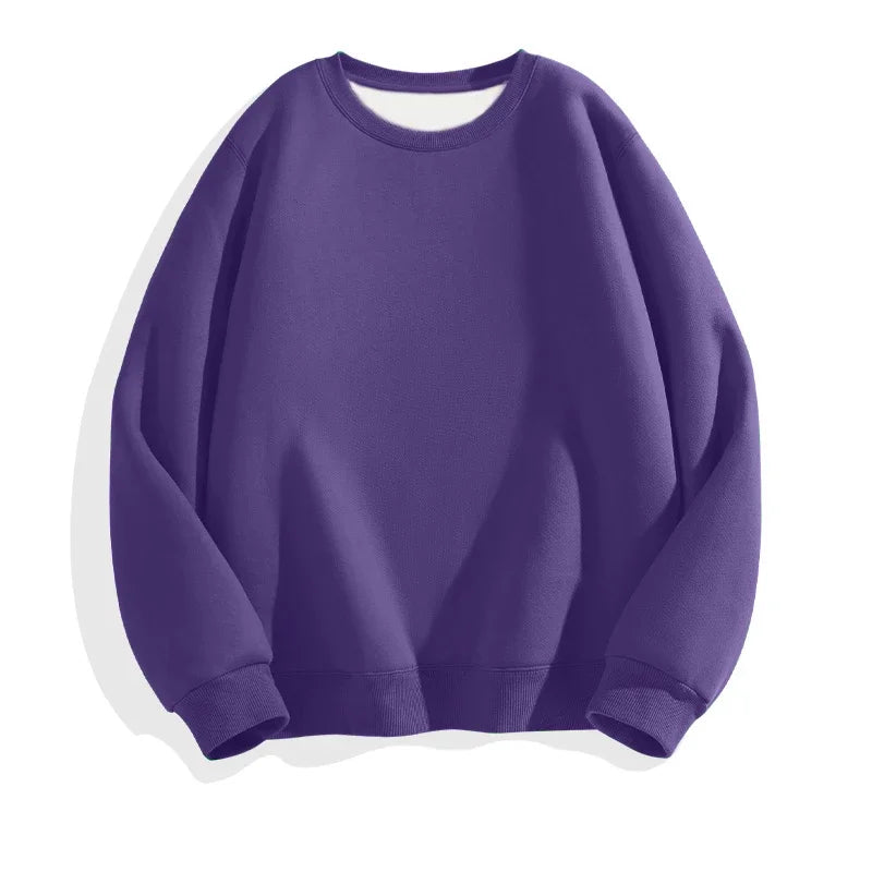 LEGIBLE Autumn Winter Woman's Hoodies Oversize Female Loose Solid Thicken Fleece Warm Women Sweatshirts Lady