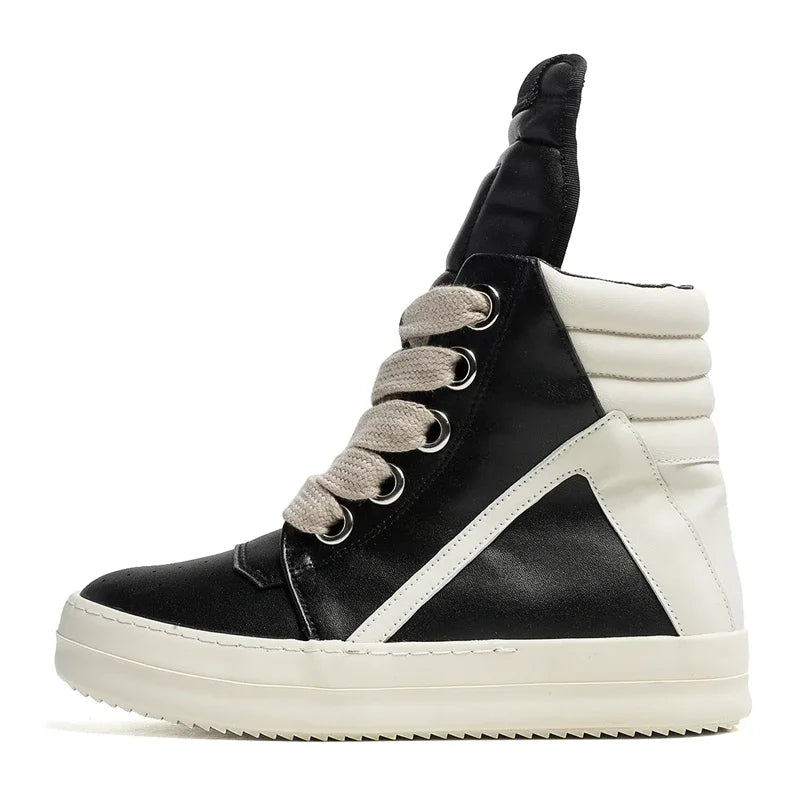 AB Men's Street Style Winter Ankle Boots with Height Increase