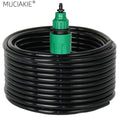 10/20/25/40 Meter 4/7mm Garden Water Hose With Quick Connector Micro Drip Misting Irrigation Tubing Pipe PVC Hose 1/4'' New Hose