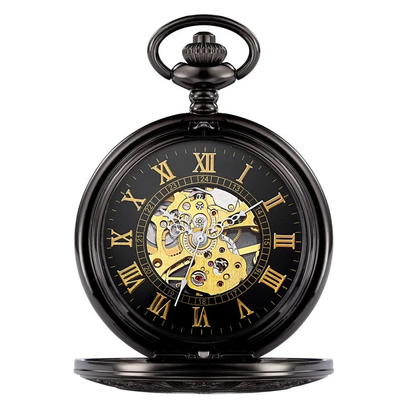 New Anime Action Figure Date a Live Tokisaki Kurumi Mechanical Pocket Watch Unisex Students Cosplay Waterproof Wristwatch Gift
