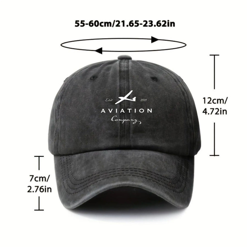 Esar Aviation Unisex Cotton Dad Hat With Soft Top Design