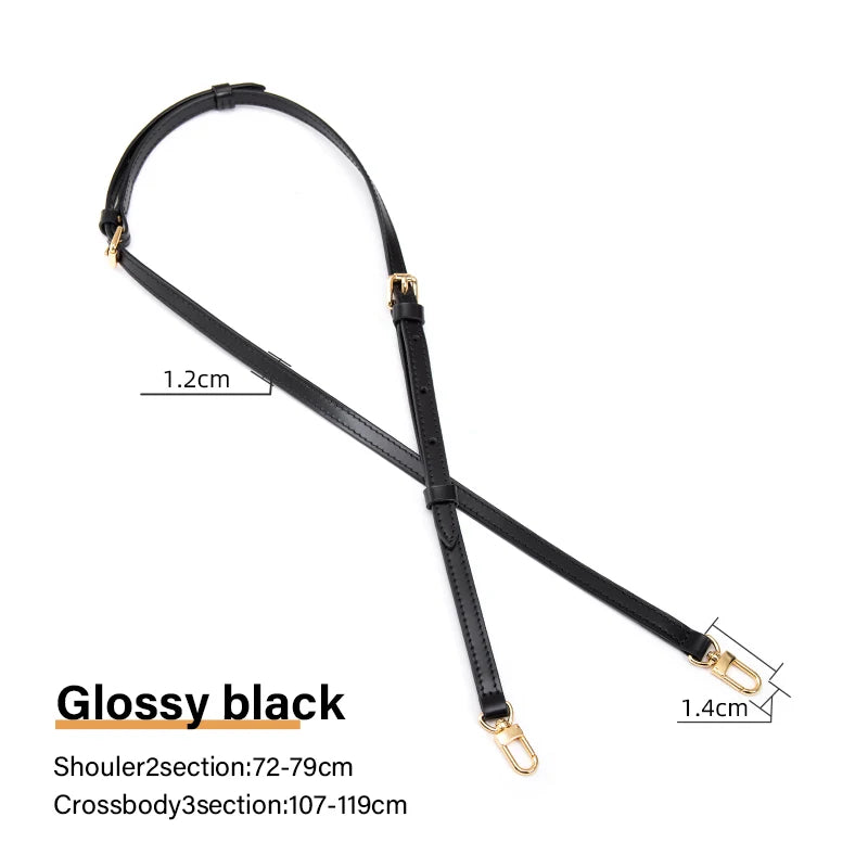CRAZYSMITH Bag Strap for LV Speedy Shoulder Straps Genuine Leather Long Replacement Adjustable Crossbody Belts Bag Accessories