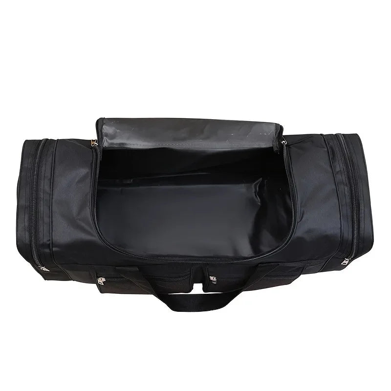 Large Capacity Nylon Travel Duffel Bag with Multiple Pockets