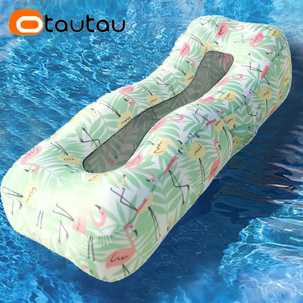Inflatable Sofa Bed Floating Raft for Pool Beach and Garden