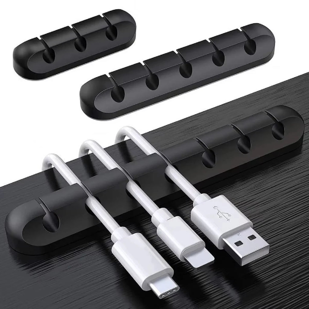 NNBILI Silicone Cable Wire Organizer with 1-7 Holes