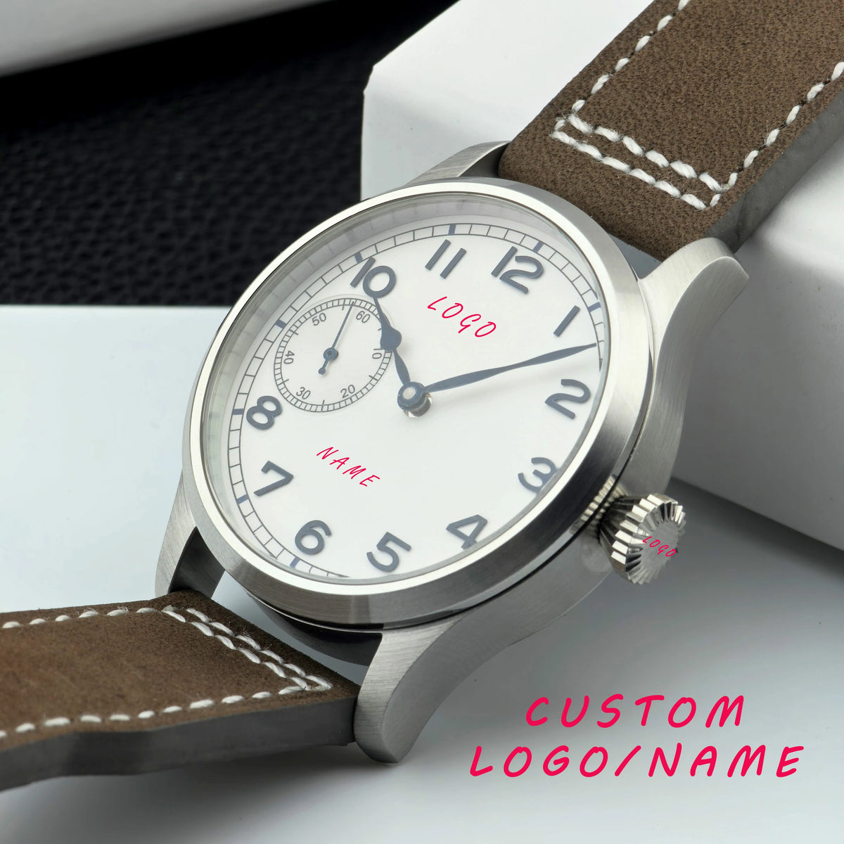 Corgeut Custom DIY Men's 42mm Luxury Fashion Watch Sapphire Glass St3600 Movement 316L Steel Case 50m Water Resistant Reloj Homb