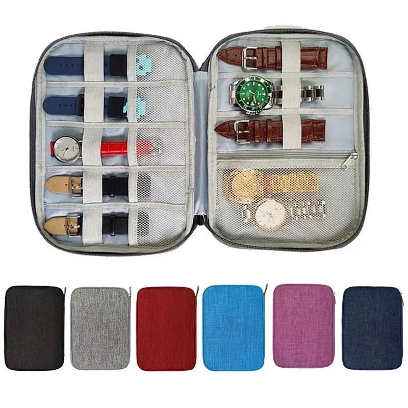 Watchband Bag for Apple Watch Strap Box Case Travel Smart Watch Wriststrap Storage Bag Box Watches Organizer Band Holder