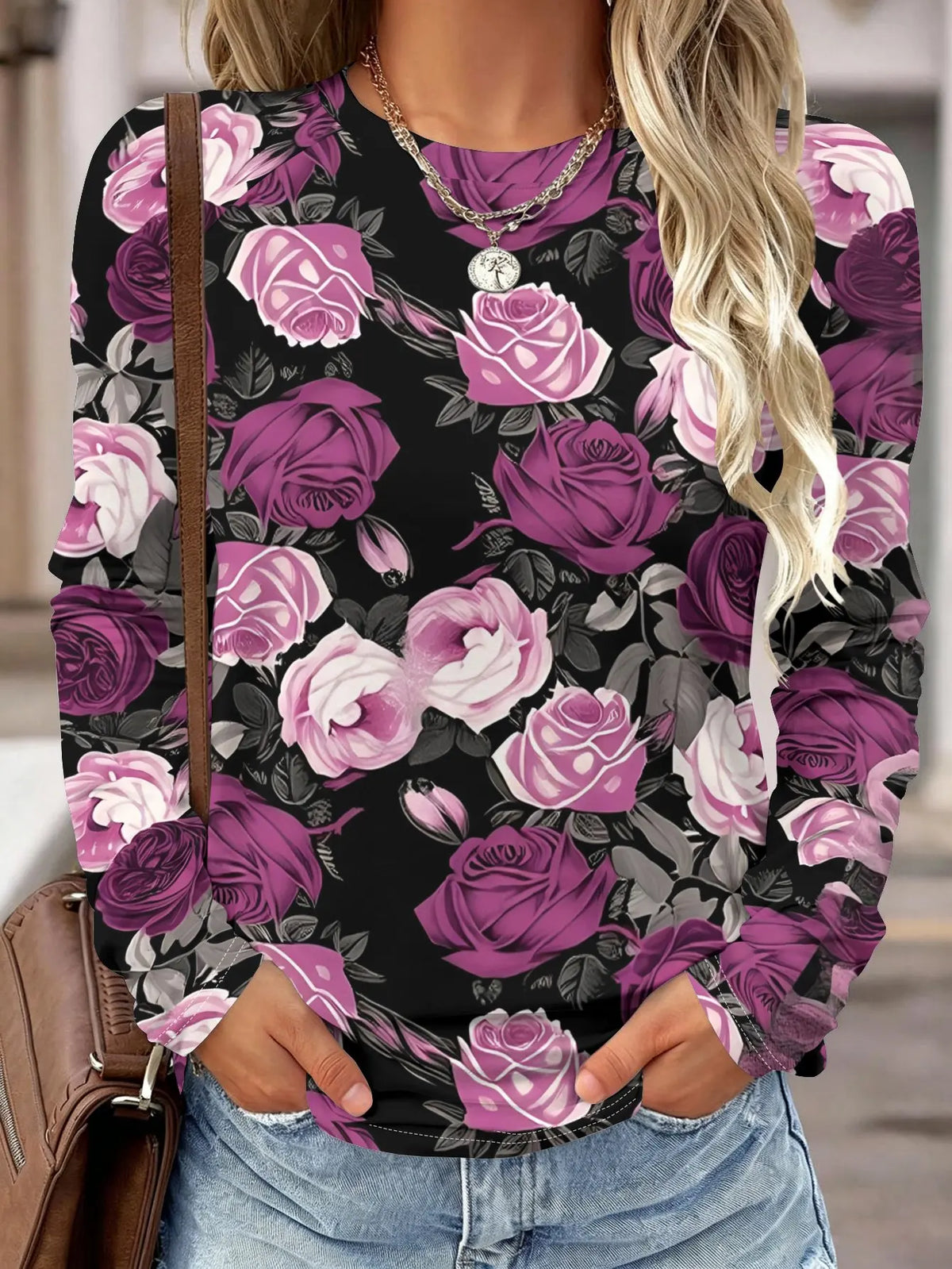 Women Long Sleeve Shirt Neon Rainbow Butterfly Heart Print Round Neck Raglan Casual Fall Tops Women's Clothes