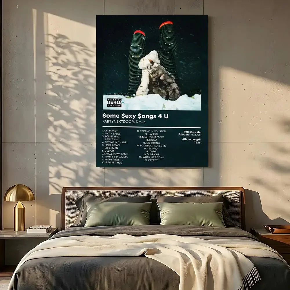 D-Drake Album Cover Rapper Canvas Print Poster