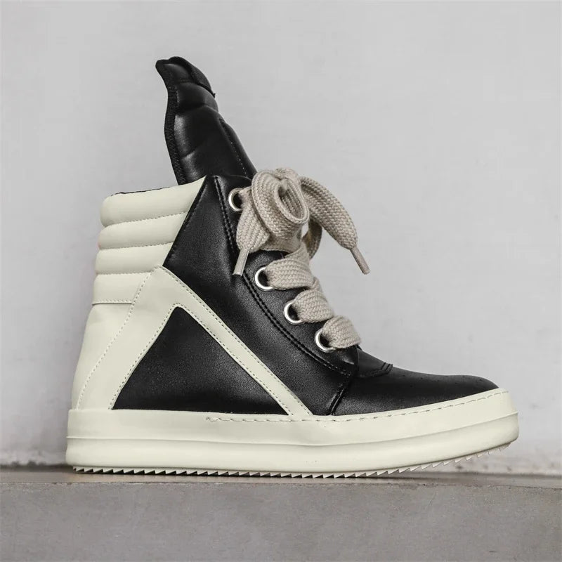 AB Men's Street Style Winter Ankle Boots with Height Increase