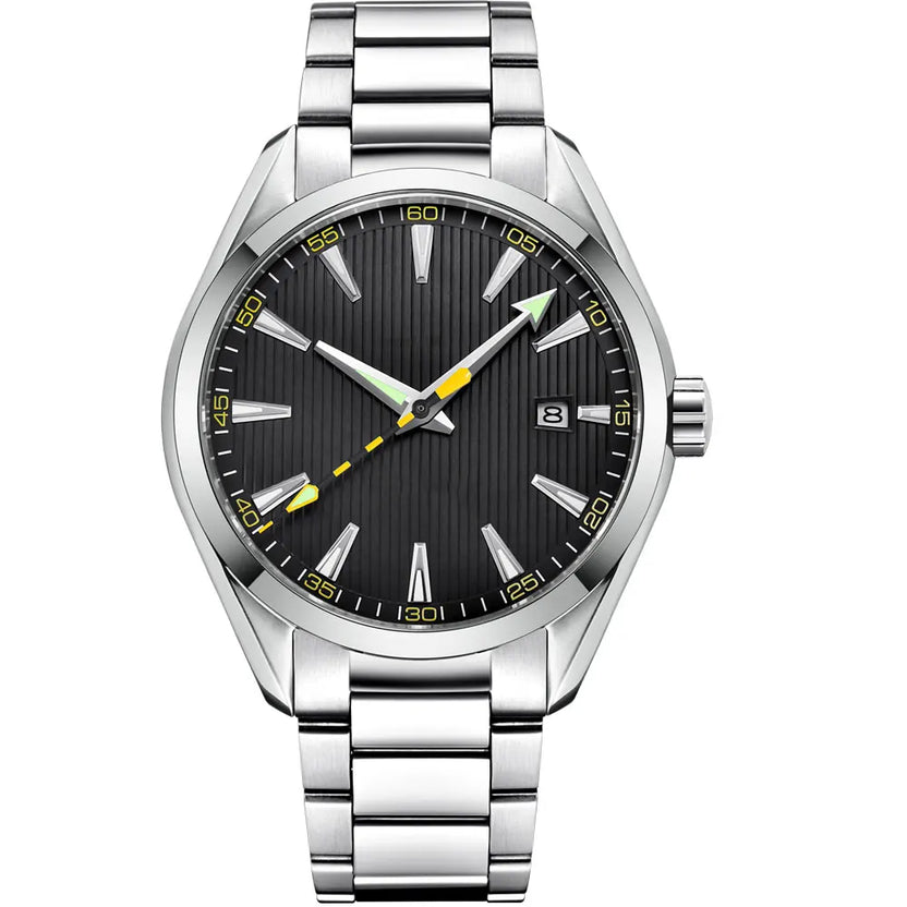 Luksusowy zegarek męski 41 mm, mechanizm NH35, możliwość personalizacji logo, sportowy zegarek automatyczny, mechaniczny, szafirowe szkło, stalowa bransoleta