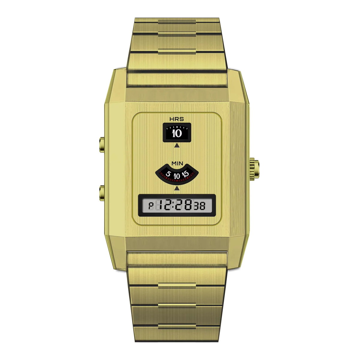 Reloj digital retro para parejas C-0po, accesorio de tiempo casual y diario para combinar